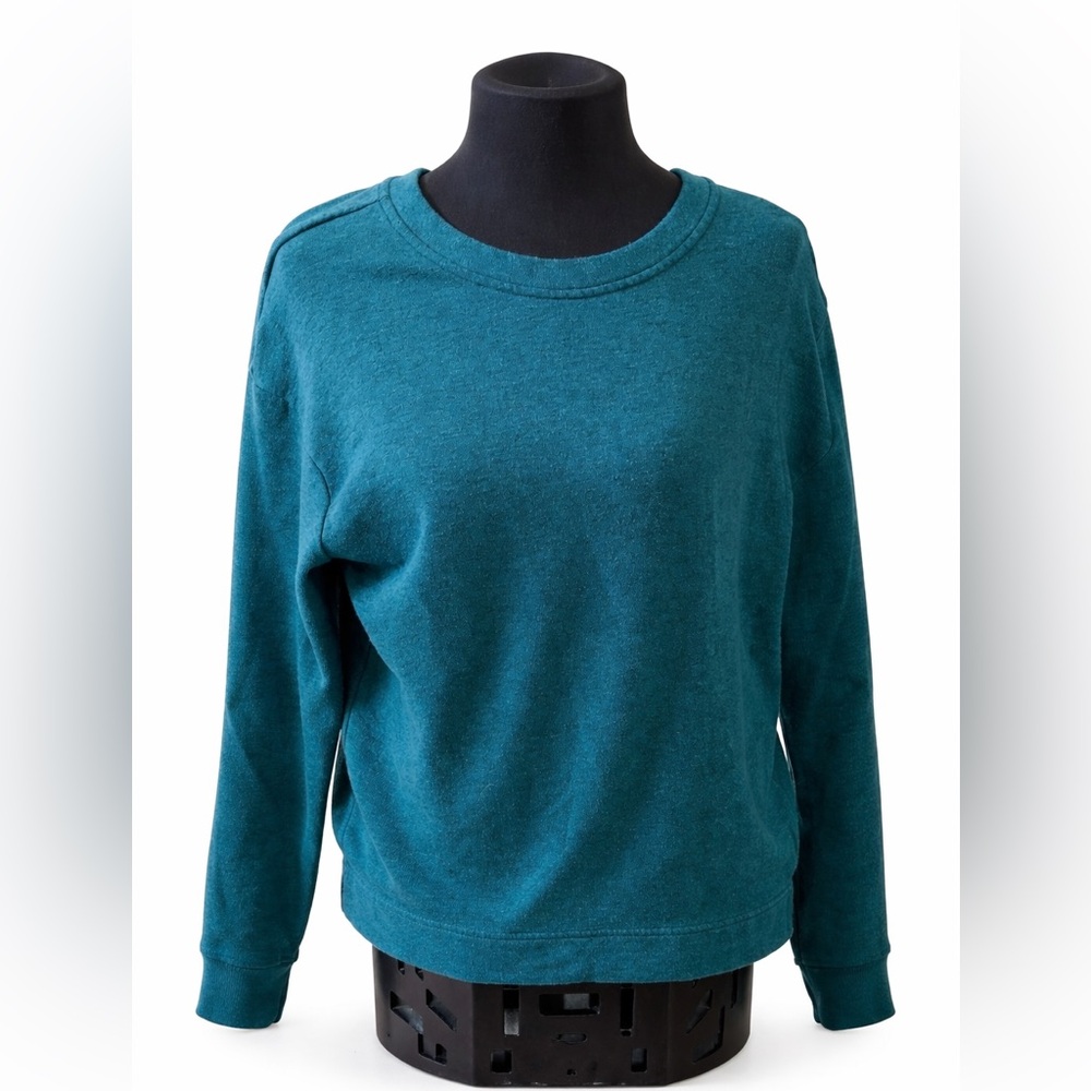 Orvis Classic Collection Teal Crewneck Sweater Women’s Large Soft Pullover